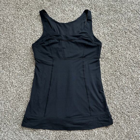 Lululemon Run Tame Me black pinstripe sleeveless tank top - Picture 5 of 9